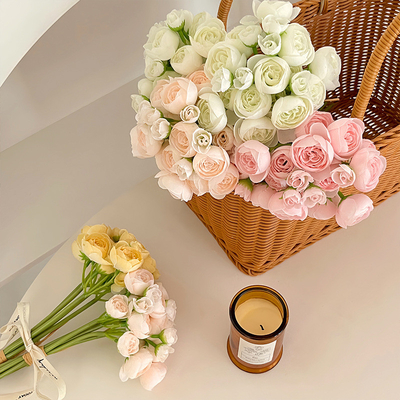 In-Stil Lotus künstliche Blume Hochzeitssaal handgeführte Blumenstrauß, frische und einfache Wohnkultur Fotografie Requisiten