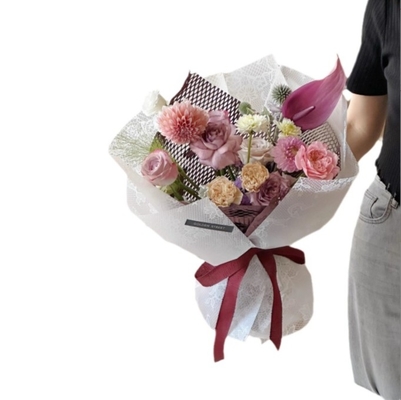 Ein guter Preis. OPP Bouquet Wrapping Paper Matte / Nosa Transparent Flower Packaging Material Online