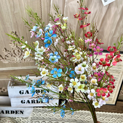 Ein guter Preis. Simulierte australische Pflaume, künstliche Blume, Fertigprodukt für Hochzeit, Blumenarrangement, Landschaftsblume, High-End-Gefühl, Wohnzimmer, Blumenstrauß Dekoration Online