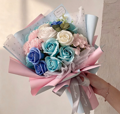Ein guter Preis. Seife Blume Valentinstag Muttertag Seife Rose Bouquet Einzelne Nelke Seife Blume Online