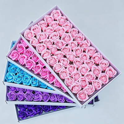 Ein guter Preis. SF-223 5CM 3-lagig mit Basisunterstützung Boxed Soap Flower Rose Geschenk Künstliche Rosenseife Online
