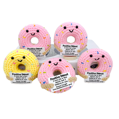Ein guter Preis. Handmade Donut Crochet Plush, Eco-Friendly Textile & Fabric Emotional Support Gift Online