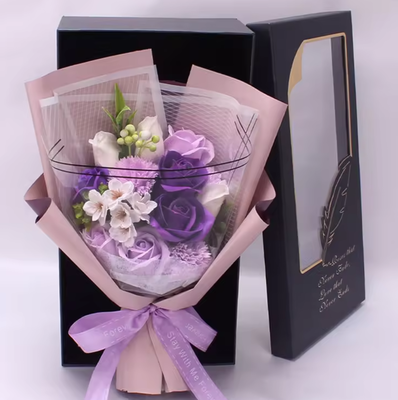 Ein guter Preis. Rosen Seife Blumenstrauß Geschenk Muttertag Blumenstrauß Geschenkbox Neue Produkte Einzigartige Blumen Geschenk Online