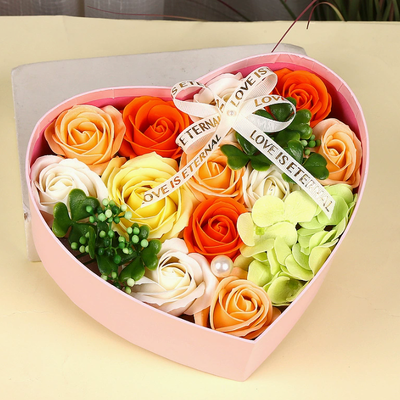 Ein guter Preis. Seifenblume Herz-Form-Box 2026 Valentinstag Muttertag Geschenk Seifenblumen Box Geschenk Set Online