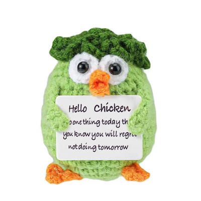 Ein guter Preis. Fabrik Großhandel 6-12 cm handgehäkelte Mini-Tiere Plüschtier Cartoon handgemachte Häkelarbeit Ornament gestrickte Puppe Online