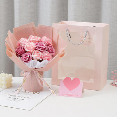 Ein guter Preis. Heißverkaufter Blumenstrauß aus duftender Seife, anpassbarer festlicher Blumenstrauß für Muttertag, Valentinstag, mehrere Feiertagsgeschenke Online