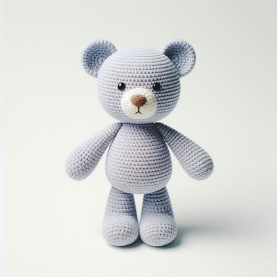 Ein guter Preis. Handgefertigte Häkel Amigurumi Bär Häkel Puppe Baby Weiches Teddy Bär Tier Spielzeug für Kinder Online