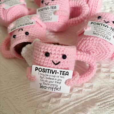 Ein guter Preis. Handgefertigte Krokett Krankenschwester Ente Amigurumi Puppe Positive Unterstützung künstliches Spielzeug für Ostern Neujahr Weihnachten Graduation Online