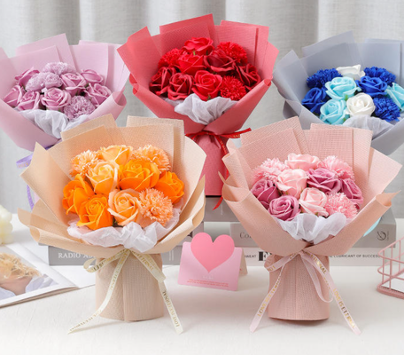 Ein guter Preis. Warm verkaufen Seife Blumen Blumensträuße für den Muttertag Valentinstag Geschenk Online