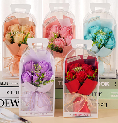 Ein guter Preis. Soap Rose Blumenstrauß Muttertagsgeschenk mit Handtasche Geschenk-Box Online