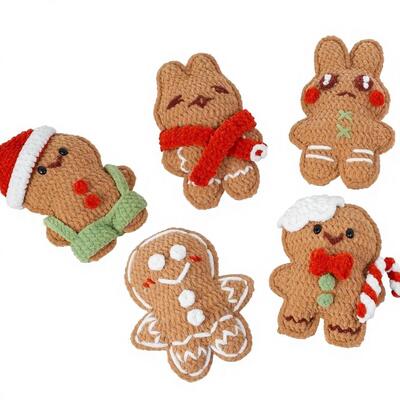 Ein guter Preis. Handgefertigte Gingerbread-Mannpuppe für stilvolle Urlaubsdekoration Online