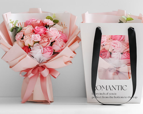 Ein guter Preis. Künstliches Blumengeschenk mit Rosenduft, handgefertigter Seifen-Rosenstrauß, bunter Glitzer-Rosen-Seifenstrauß, Geschenk Online